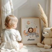 Poster Leo Baby - Votre petite infirmière Lion Zodiac