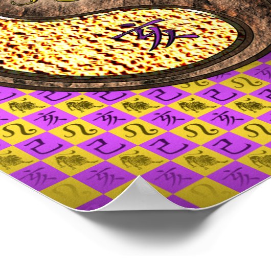 Poster Leo & Earth Boar (Coin)