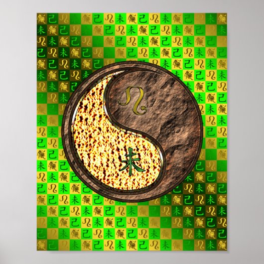 Poster Leo & Earth Chèvre (Devant)