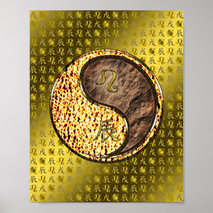 Poster Leo & Earth Dragon