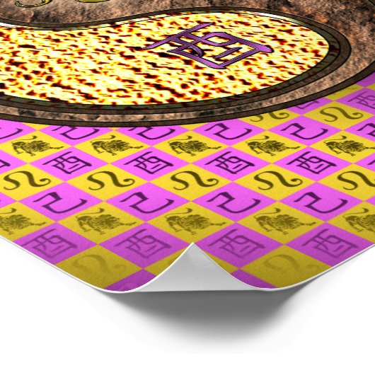 Poster Leo & Earth Rooster (Coin)