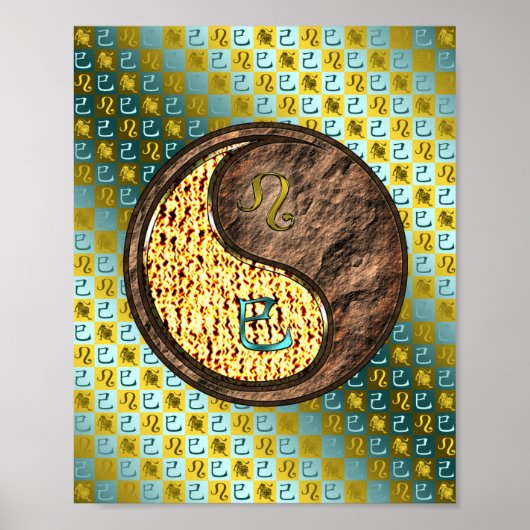 Poster Leo & Earth Snake (Devant)