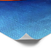 Poster Leo en bleu (Coin)