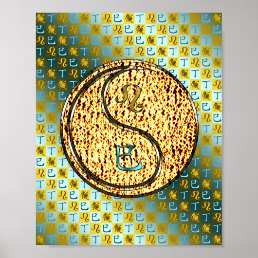 Poster Leo & Fire Snake (Devant)