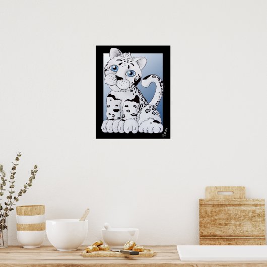 Poster Leo le léopard (Cuisine)