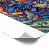 Poster Leo Lion, Calme et Fierce (Coin)