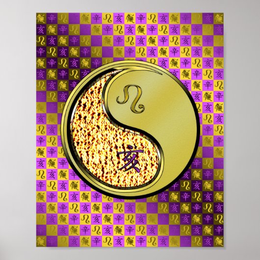 Poster Leo & Metal Boar (Devant)