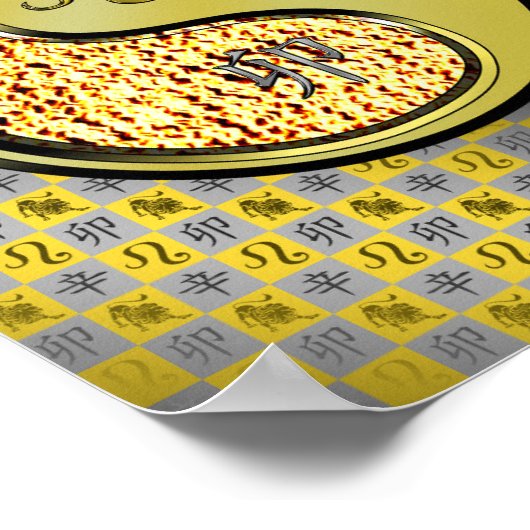 Poster Leo & Metal Rabbit (Coin)