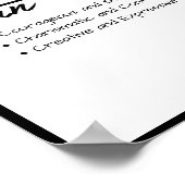 Poster Leo, Petit Nom Personnalisé Définition (Coin)