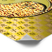 Poster Leo & Rat Métal (Coin)