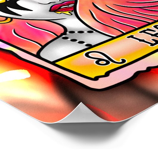 Poster Leo Tarot (Coin)