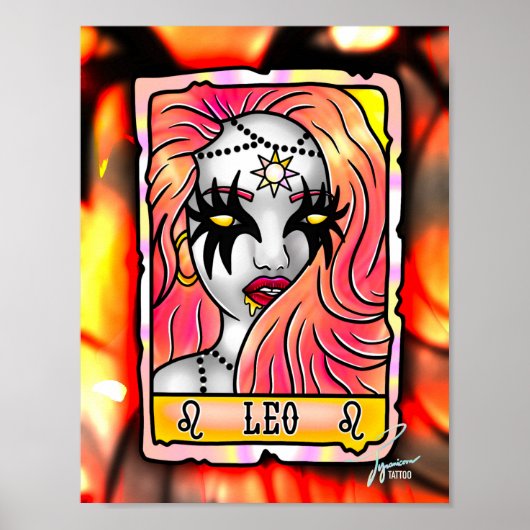 Poster Leo Tarot (Devant)