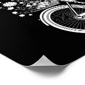 Poster Leo Tolstoï citation Si vous voulez être heureux,  (Coin)