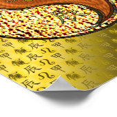 Poster Leo & Wood Dragon (Coin)