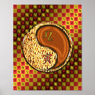 Poster Leo & Wood Tiger