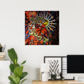 Poster Leo Zodiac Art (Bureau à domicile)