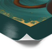 Poster Leo Zodiac juillet août Anniversaire Lion (Coin)