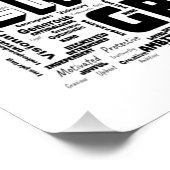 Poster Leo Zodiac Mot Cloud Inspiration (Coin)