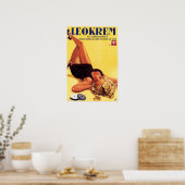 Poster LEOKREM Allemand Soins de la peau Crème Publicité  (Cuisine)