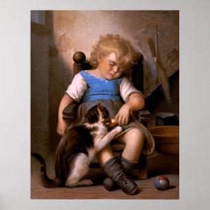 Poster Léon Bazille Perrault - Sleeper inconscient