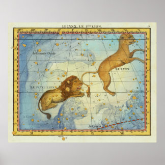 Poster Léon Constellation vintage