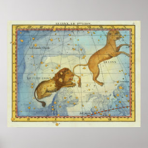 Poster Léon Constellation vintage