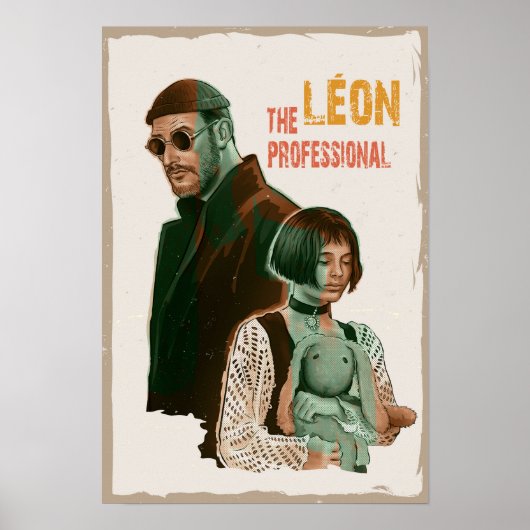 Poster Léon : le professionnel (Devant)