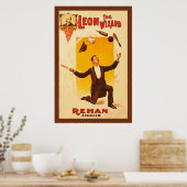 Poster Leon The Wizard ~ Théâtre Vintage (Cuisine)