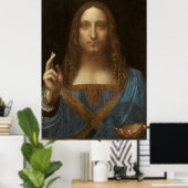 Poster Léonard de Vinci (Bureau à domicile)