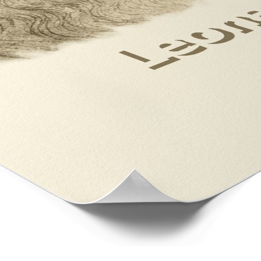 Poster Léonard de Vinci (Coin)