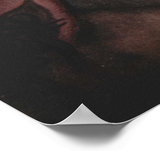 Poster Léonard de Vinci - Dame avec une mine (Coin)