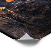 Poster Léonard de Vinci - La Vierge des Rochers, (Coin)