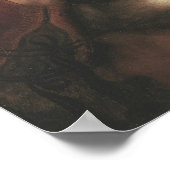 Poster Léonard de Vinci Lady avec une peinture d'Ermine (Coin)