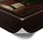 Poster Leonardo da Cutro et Ruy Lopez jouent aux échecs (Coin)