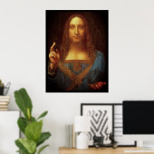 Poster Leonardo da Vinci 1500 Salvator Mundi Art (Bureau à domicile)