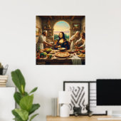 Poster Leonardo Da Vinci Divertir Quelques Amis (Bureau à domicile)
