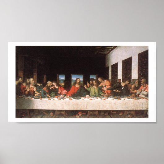 Poster Leonardo Da Vinci - La Dernière Supper Print (Devant)
