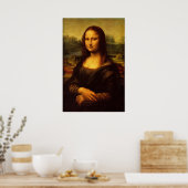 Poster Leonardo Da Vinci Mona Lisa Peinture d'Art (Cuisine)