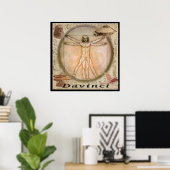 Poster Leonardo Davinci (Thuiskantoor)