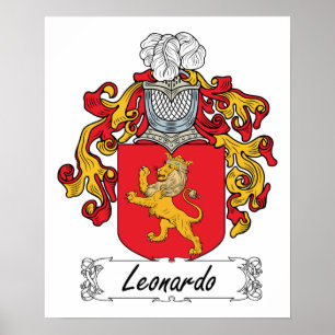 Poster Leonardo Family Crest
