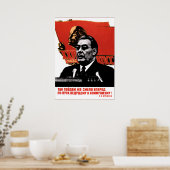Poster Leonid Ilyich Brejnev - Secrétaire général de l'UR (Cuisine)