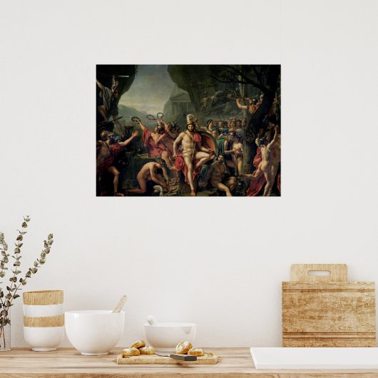 Poster Leonidas à Thermopylae (Cuisine)