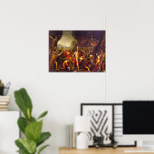 Poster Leonidas à Thermopylai (Bureau à domicile)