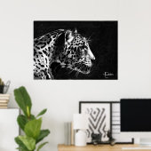Poster Leopard (Bureau à domicile)