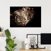Poster Leopard (Bureau à domicile)
