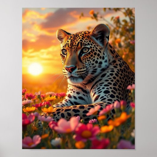 Poster leopard (Voorkant)