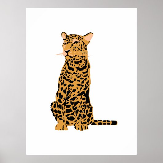 Poster Leopard (Devant)