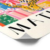 Poster Leopard À Santa Hat, Mur De Noël Pour Vie (Coin)