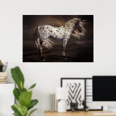 Poster Leopard Appaloosa (Thuiskantoor)