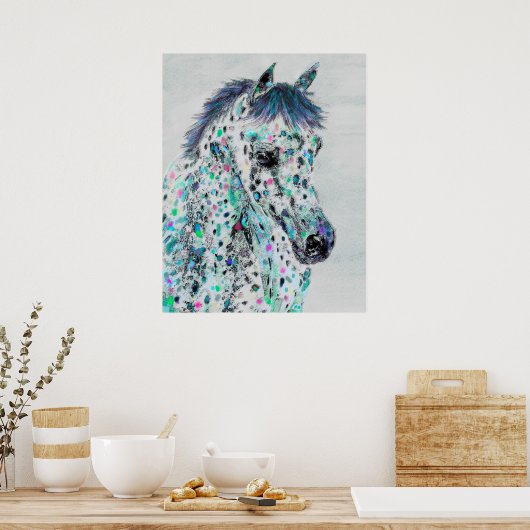 Poster léopard appaloosa (Cuisine)